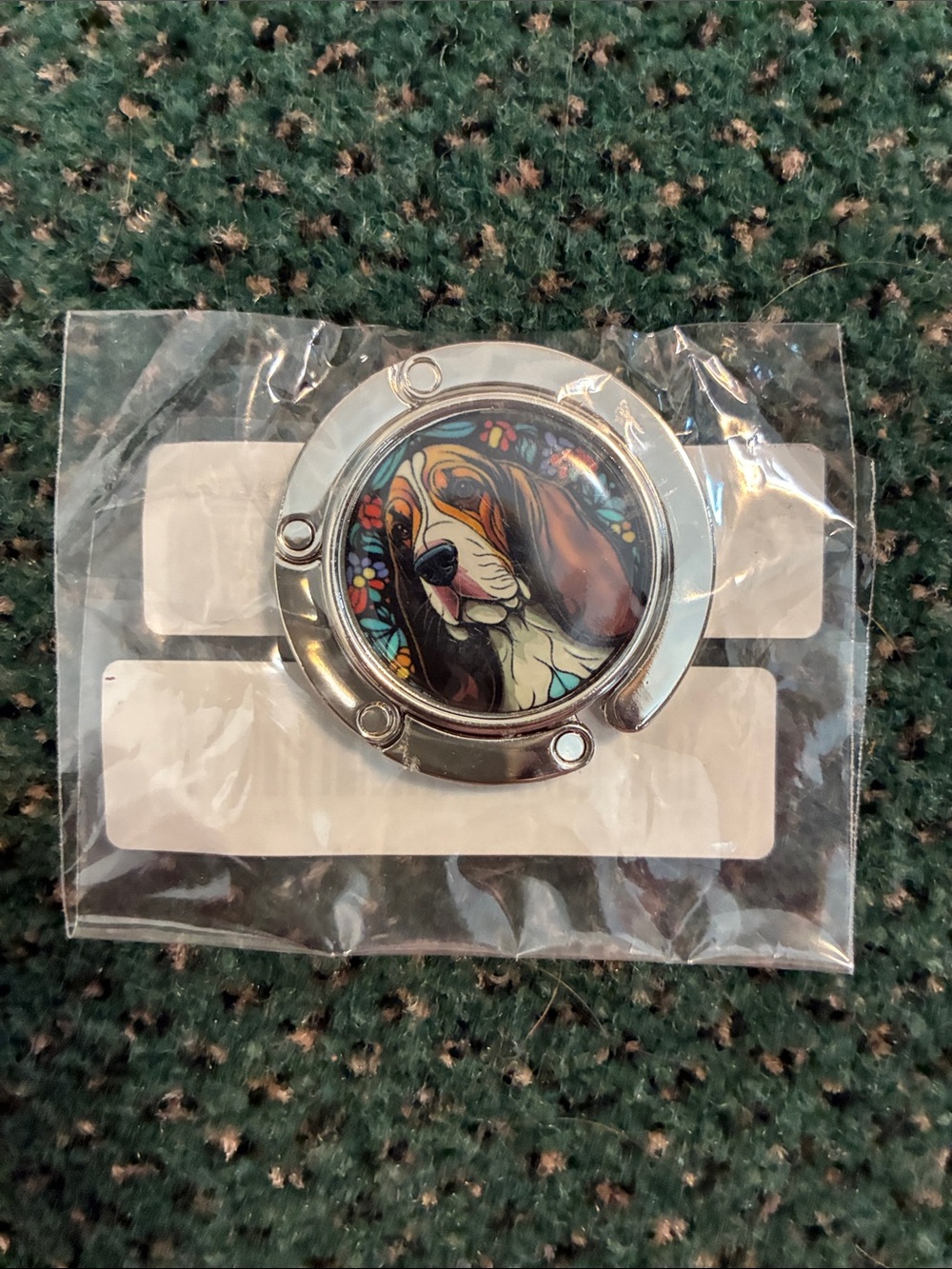 Beagle Dog-Themed Purse Hook Decorative